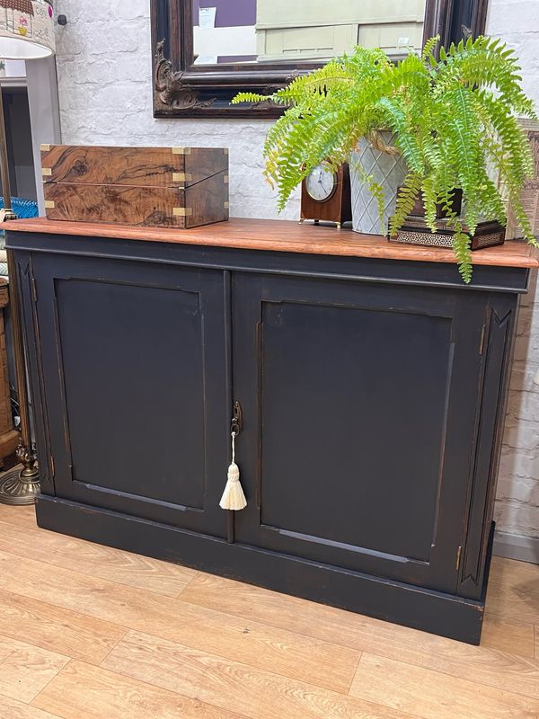 Vintage Oak School Cupboard / Sideboard