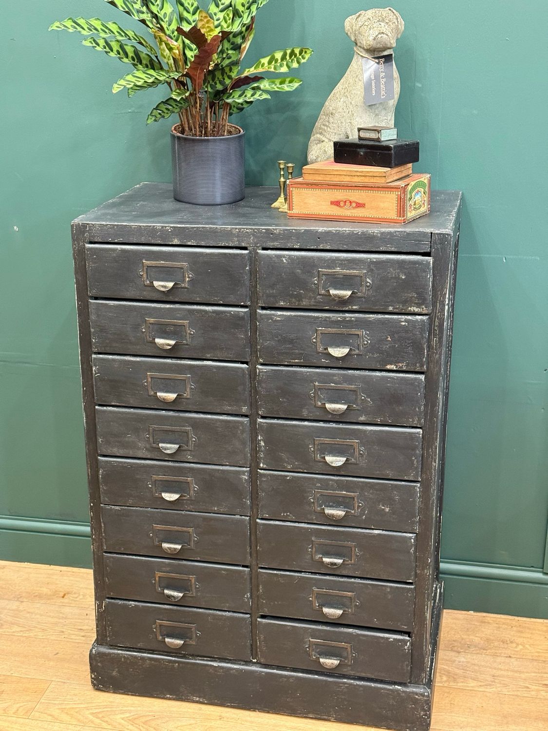 Industrial Style Bank Of Drawers