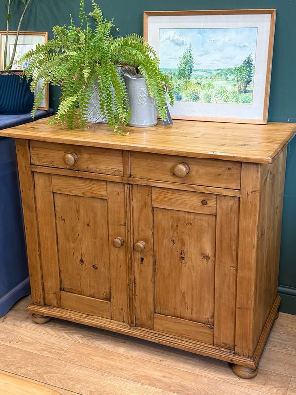 Vintage Continental Pine Sideboard