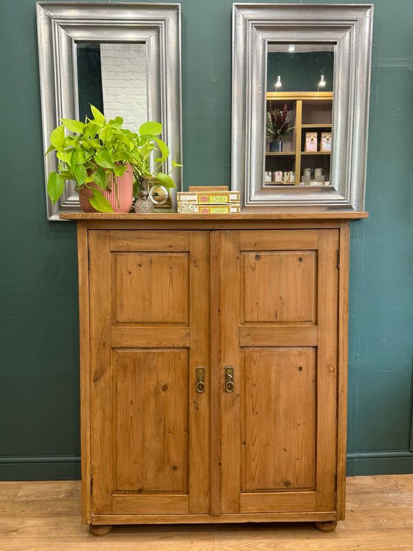 Antique Pine Sideboard / Larder / Linen Cupboard