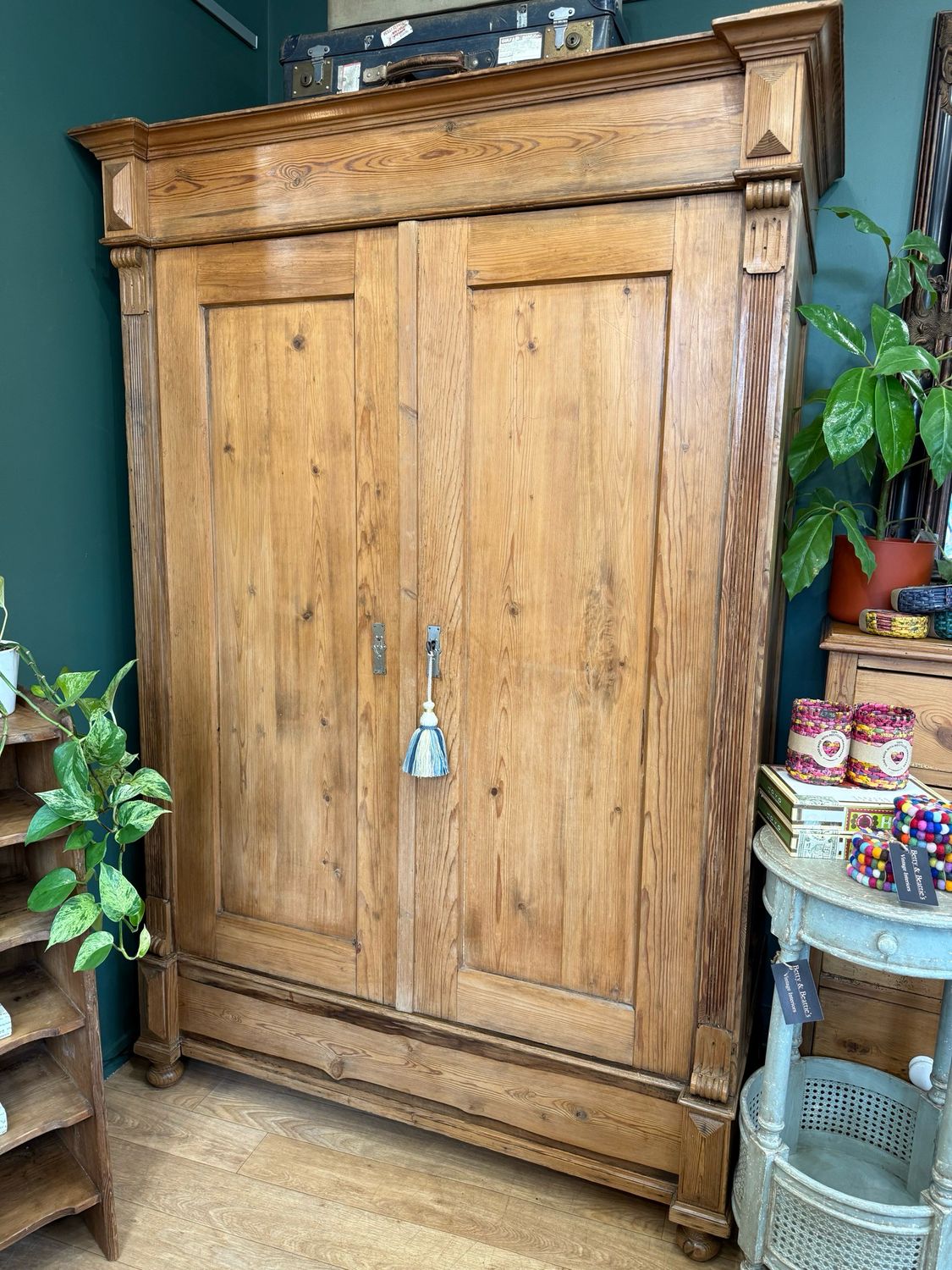Vintage Pine Knockdown Wardrobe