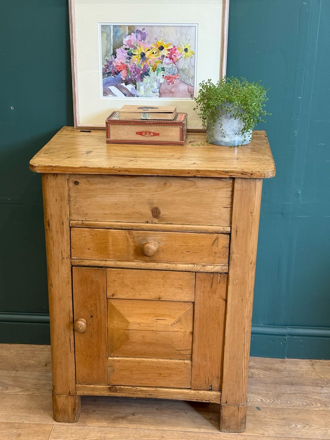 Antique Pine Cabinet / Cupboard
