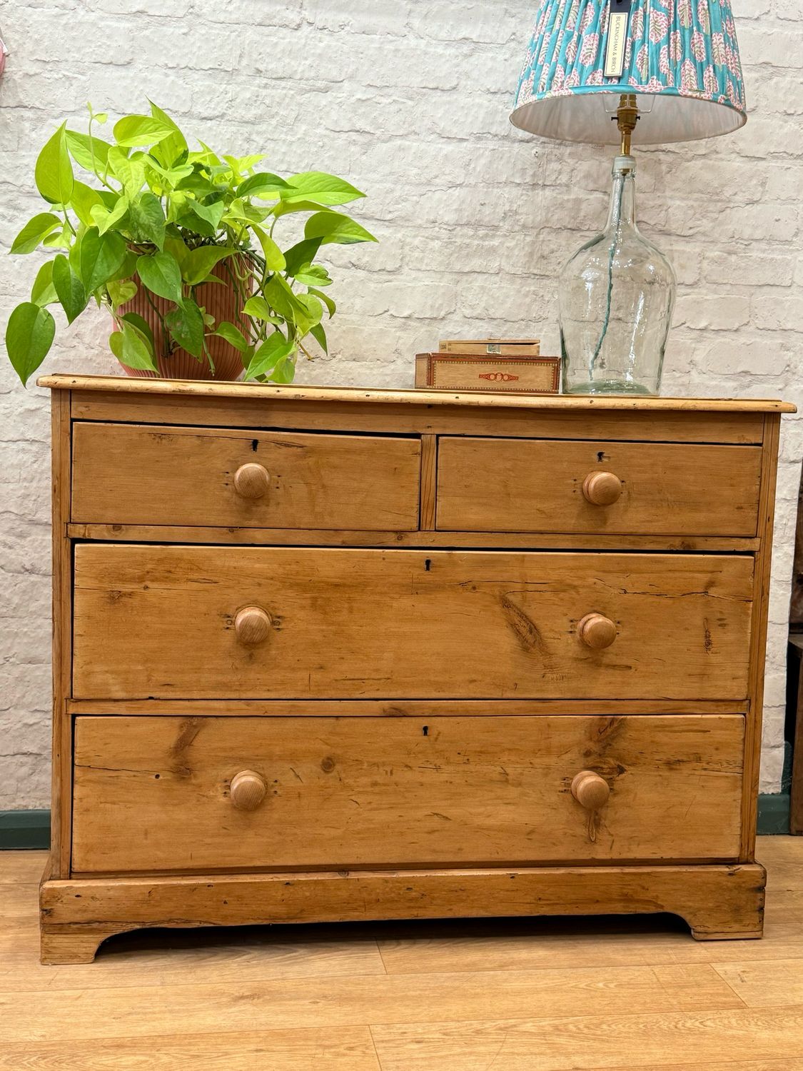 Victorian Pine Chest Of Drawers