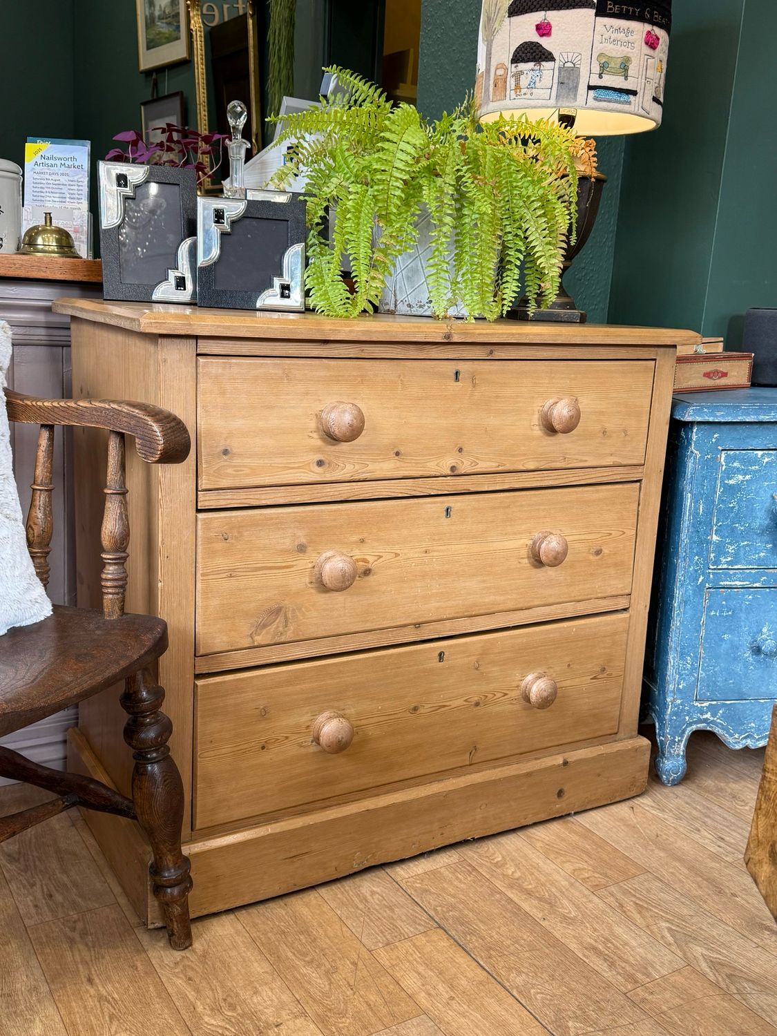 Antique Solid Pine Chest Of Drawers Antique Solid Pine Chest Of Drawers