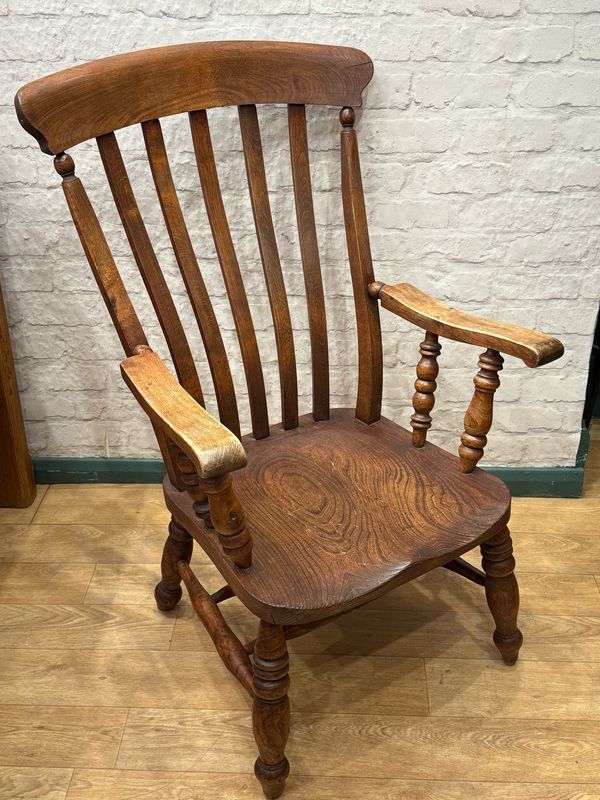 Vintage Windsor Style Chair / Antique Farmhouse Chair