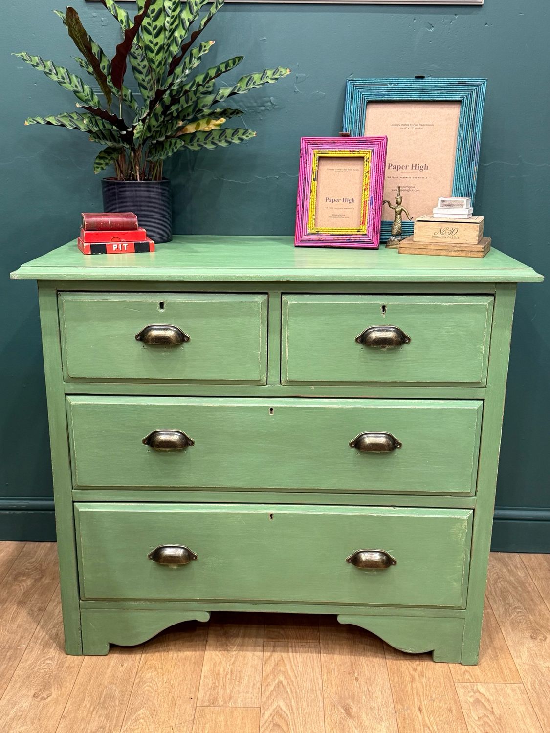 Vintage Painted Chest Of Drawers