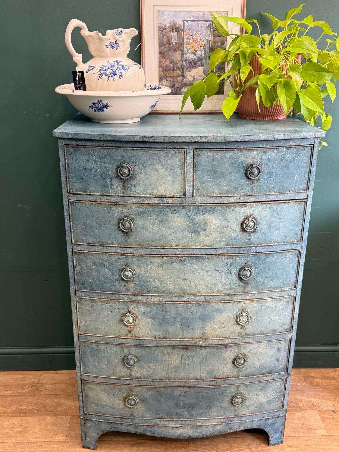Vintage Chest Of Drawers - Hand Painted