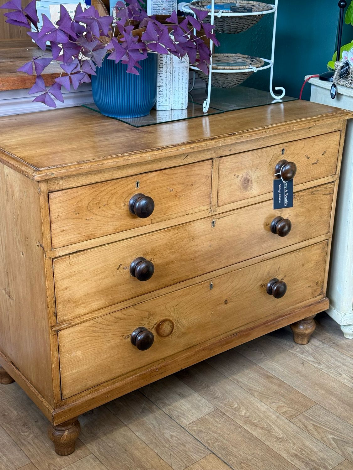 Antique Victorian Pine Chest Of Drawers Antique Victorian Pine Chest Of Drawers