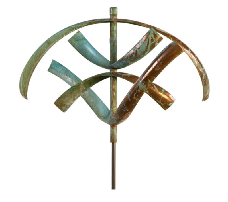 Element Earth Wind Sculpture Copper