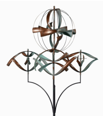 Elements of the Universe Wind Sculpture Copper