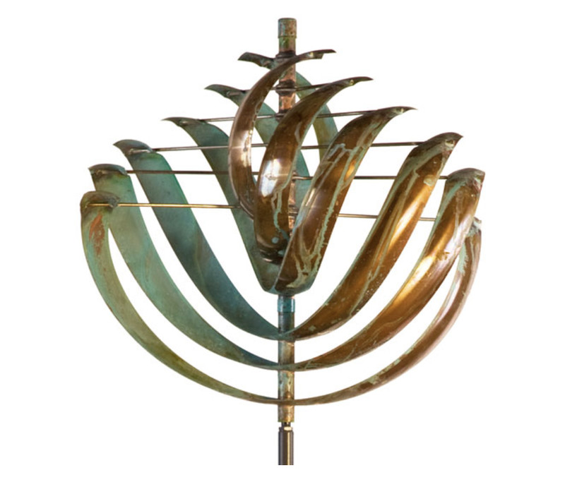 Nautilus Wind Sculpture Copper