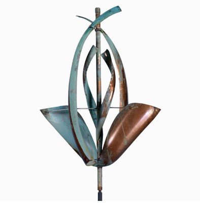 Spring Wind Sculpture Copper