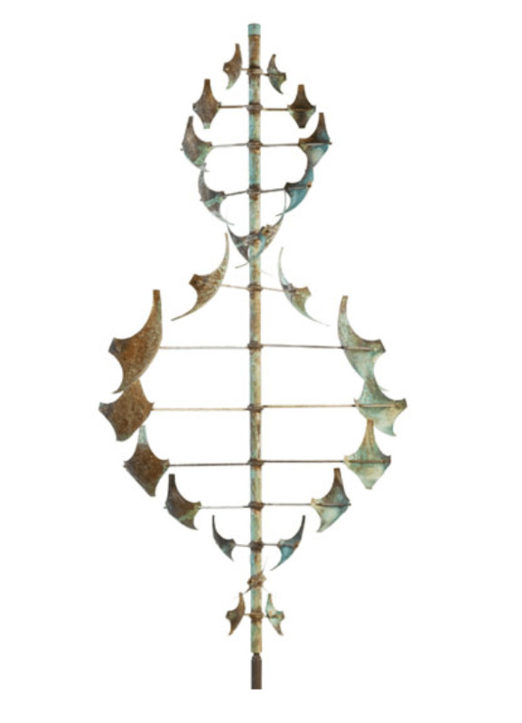 Star Dancer Vertical Wind Sculpture Copper
