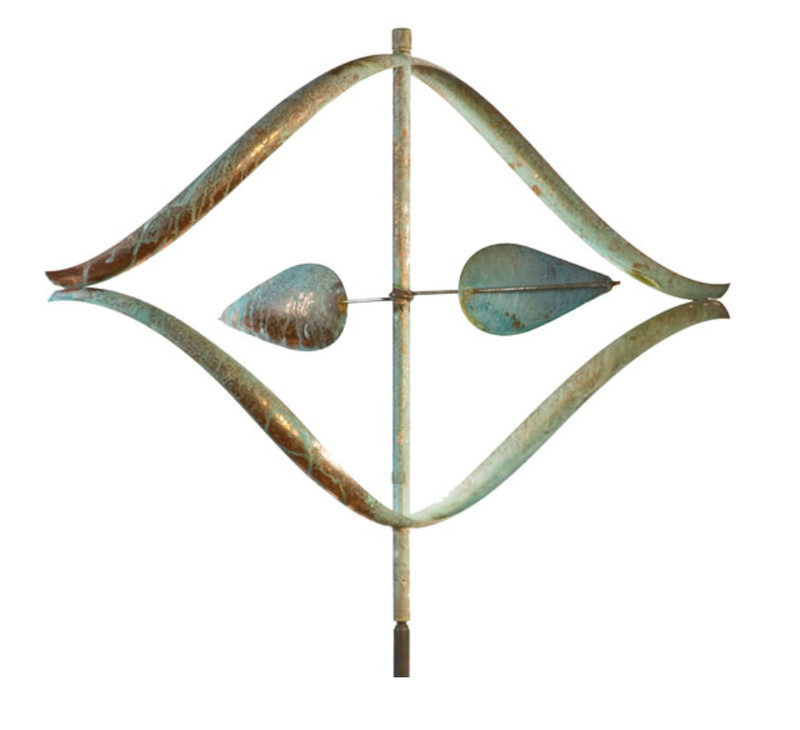 Stream Wind Sculpture Copper
