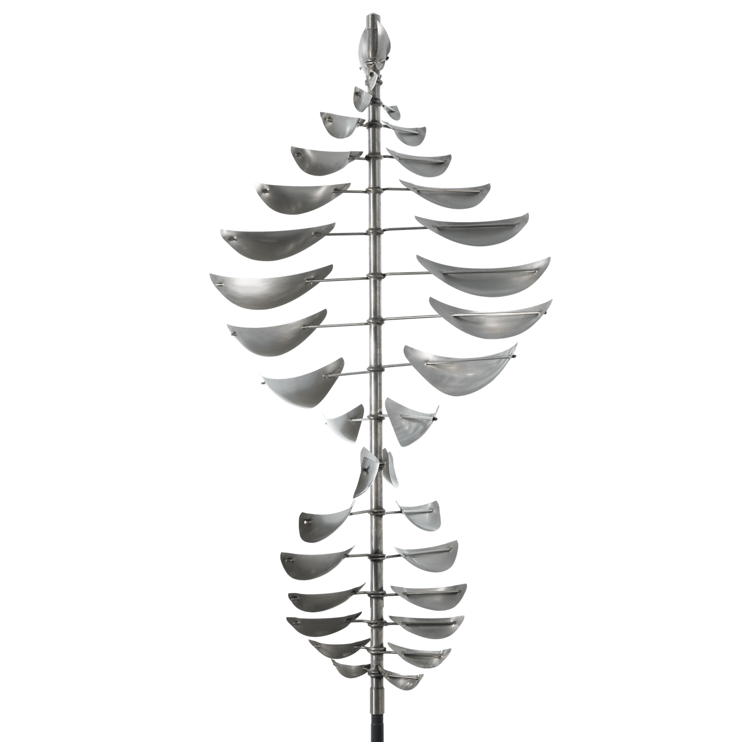 Double Helix Sail Wind Sculpture Stainless