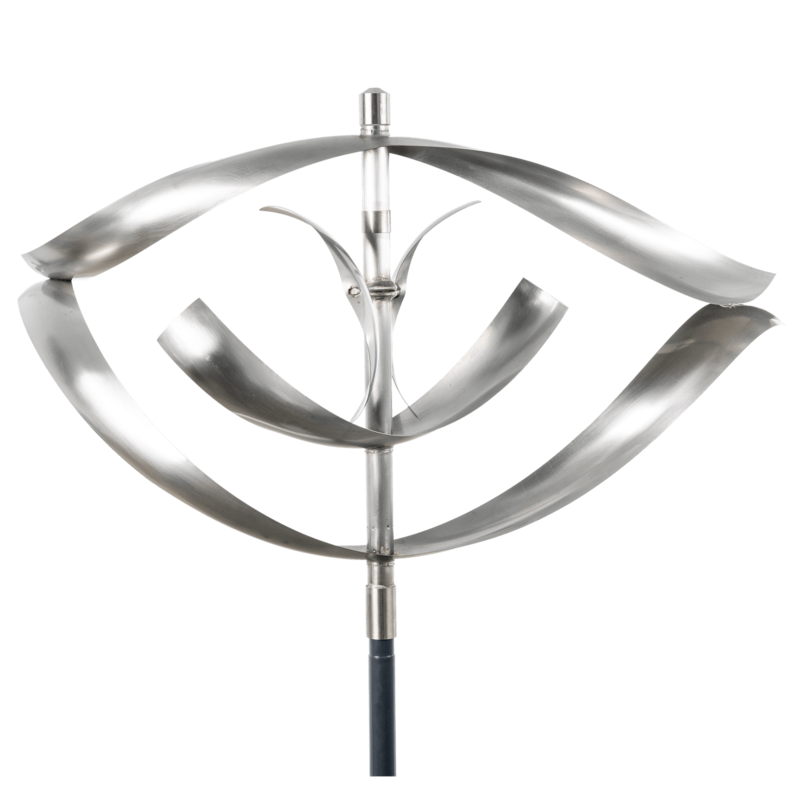 Element Fire Wind Sculpture Stainless