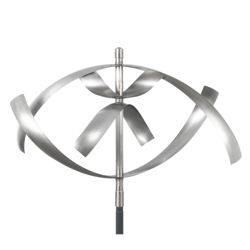 Element Water Wind Sculpture Stainless