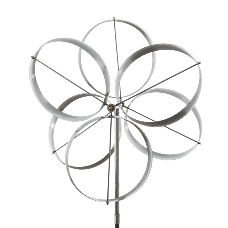 Shamrock Wind Sculpture Stainless