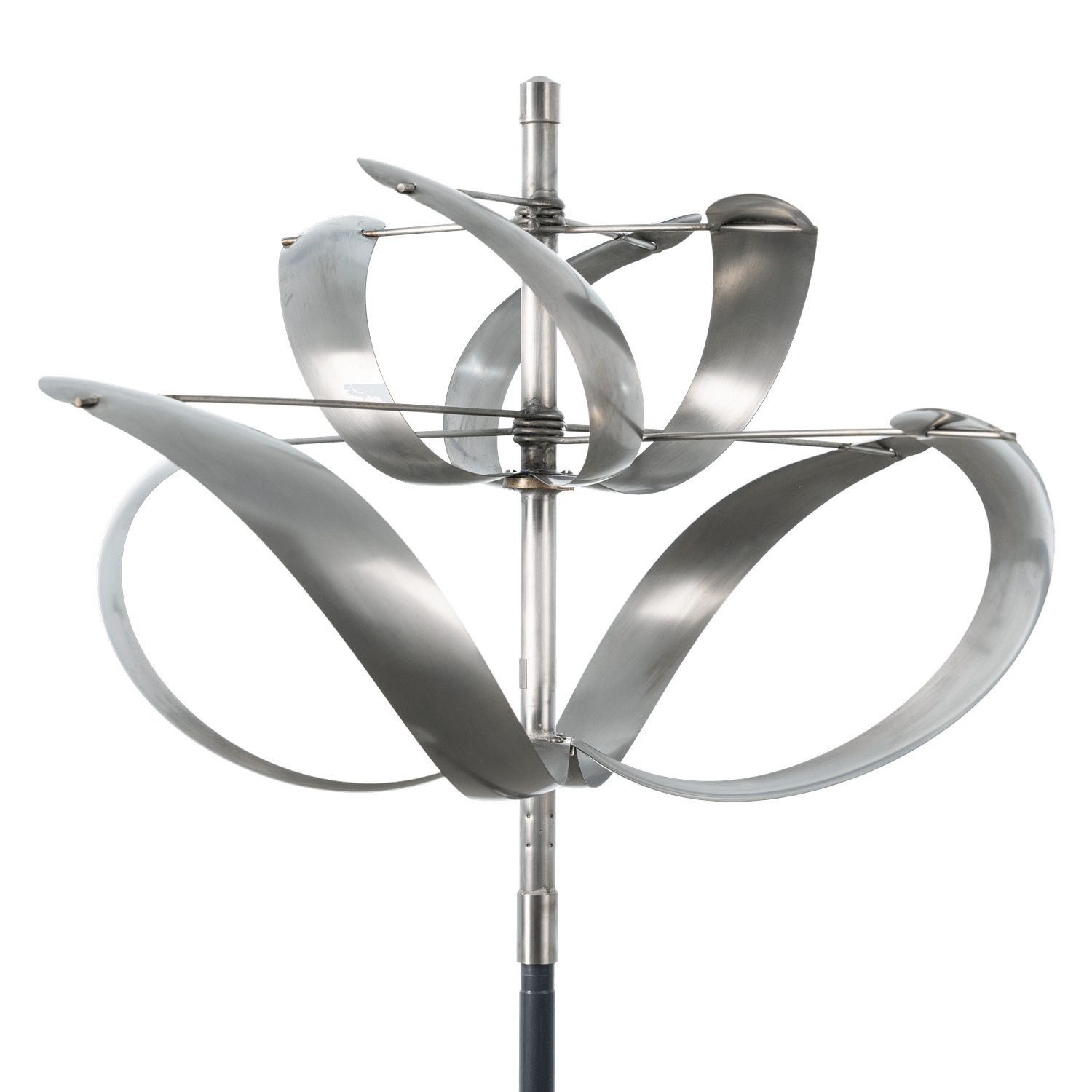 Windflower Wind Sculpture Stainless