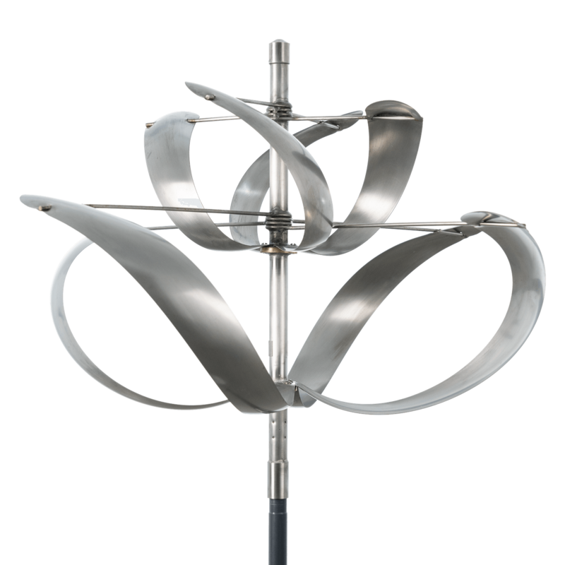 Windflower Wind Sculpture Stainless