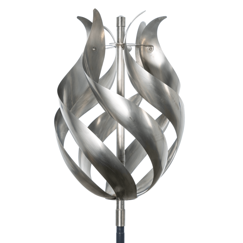 Tulip Wind Sculpture Stainless