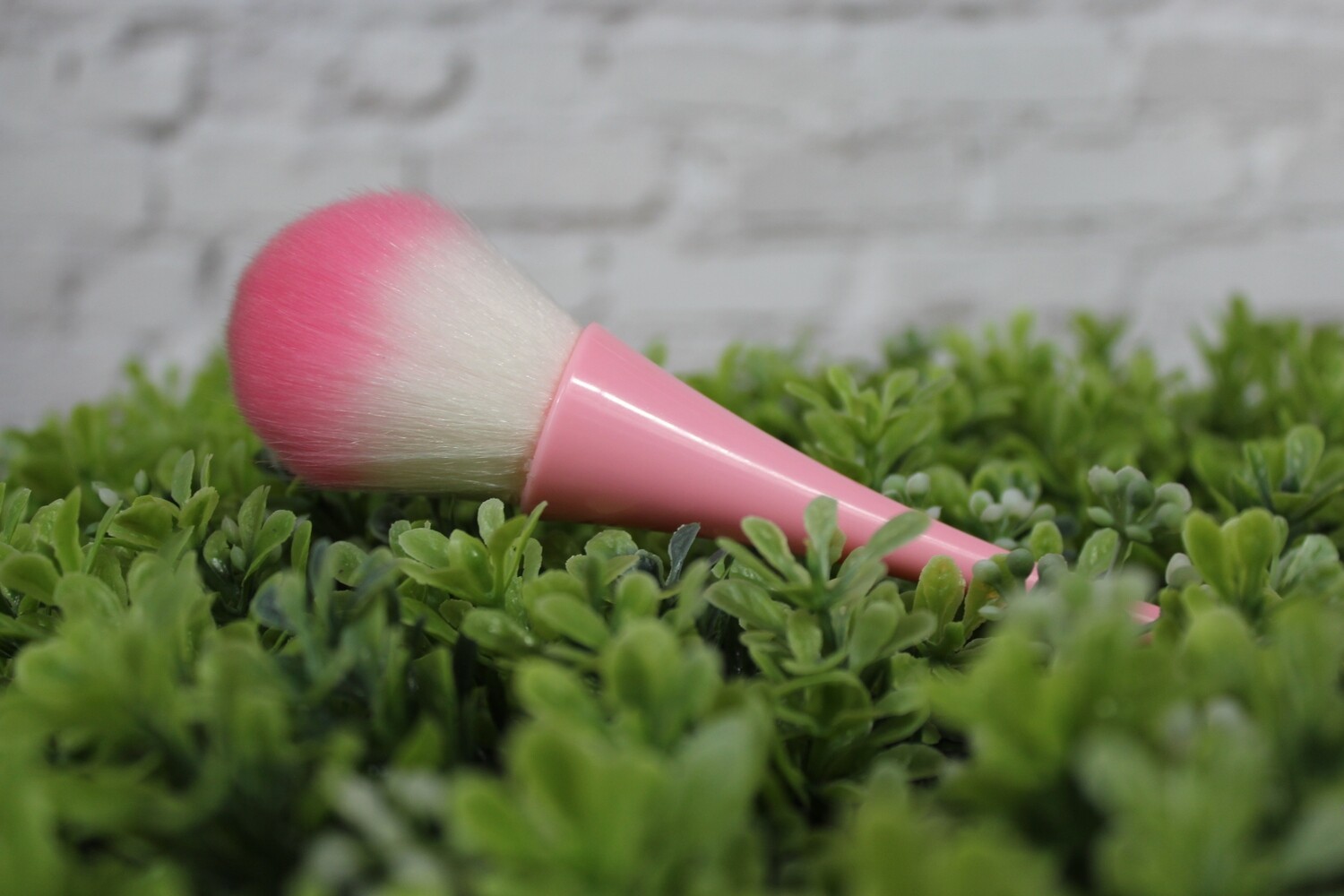 Pink Plush Dust Brush