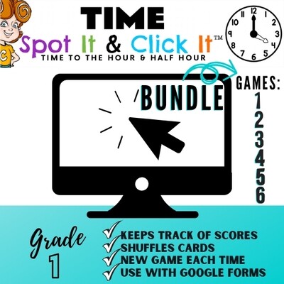 TIME BUNDLE of SIX GAMES (hour &amp; half hour games) Spot It &amp; Click It™