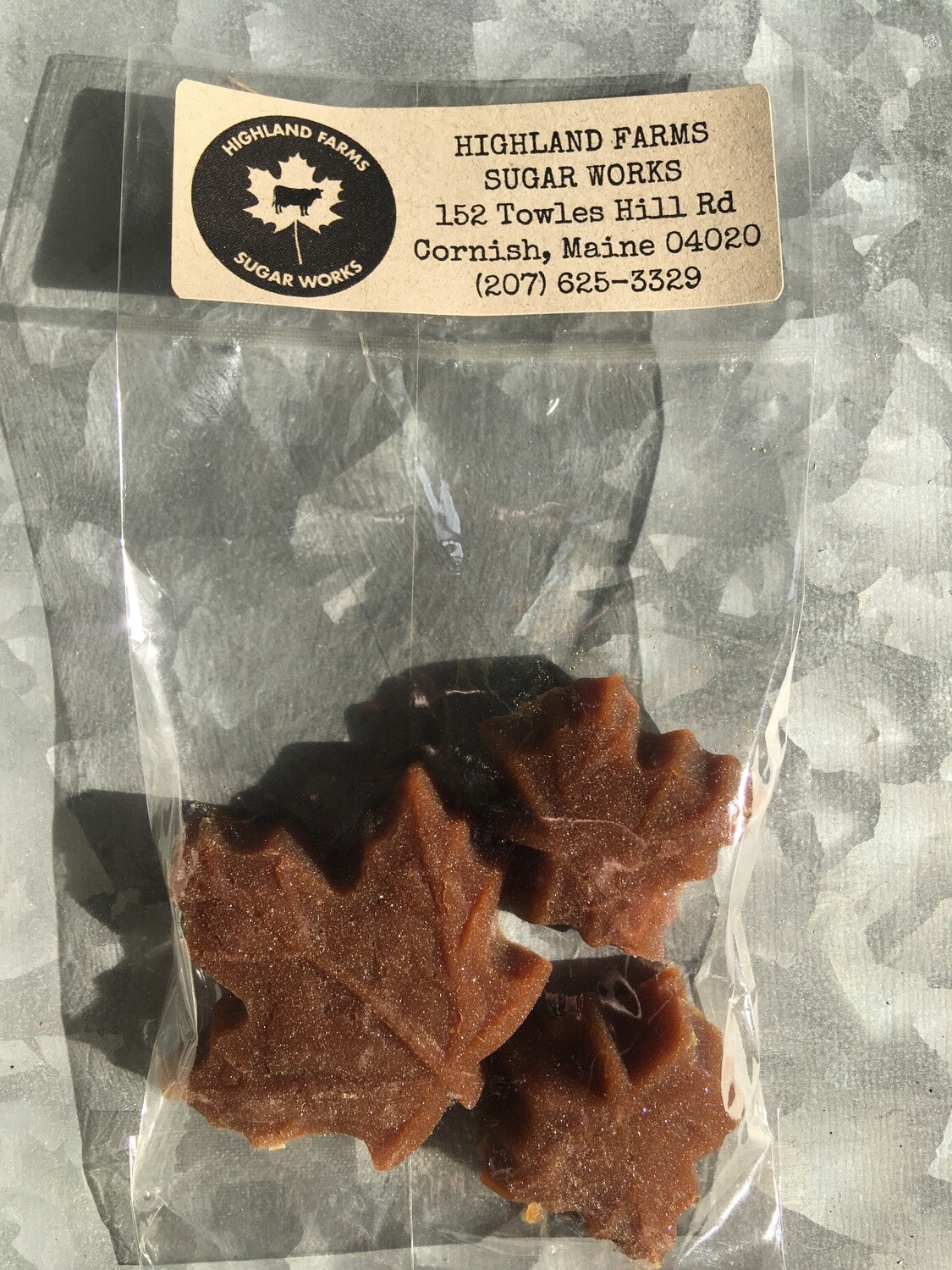 Molded Pure Maple Sugar Leaf (Sold Out)