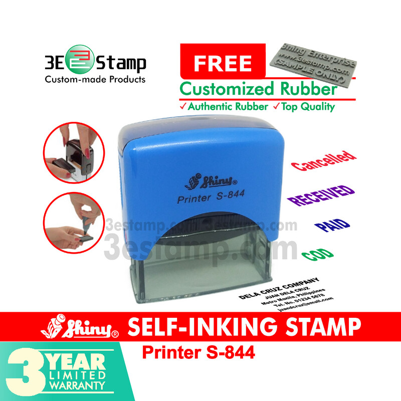 ​Shiny® S-844 Self-inking Stamp / Company Stamp