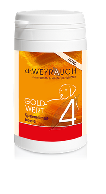 dr.WEYRAUCH Nr. 4 Goldwert Hund - Hochwertige Spurenelemente für Vitalität und Wohlbefinden