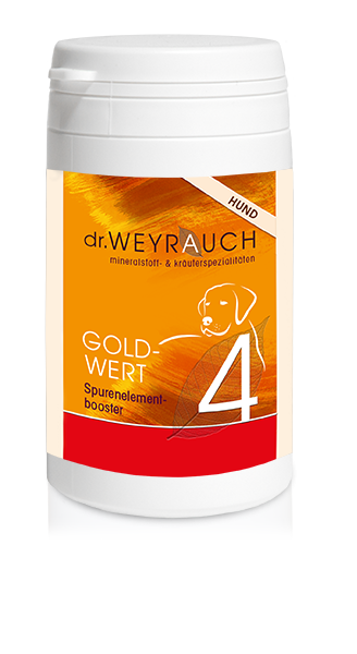 dr.WEYRAUCH Nr. 4 Goldwert Hund - Hochwertige Spurenelemente für Vitalität und Wohlbefinden