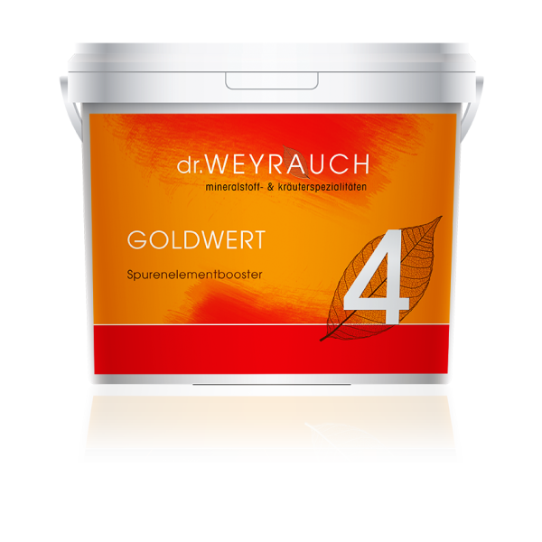 dr.WEYRAUCH Nr. 4 Goldwert Pferd Zink und andere Spurenelemente fürs Pferd mit Kräutern kombiniert