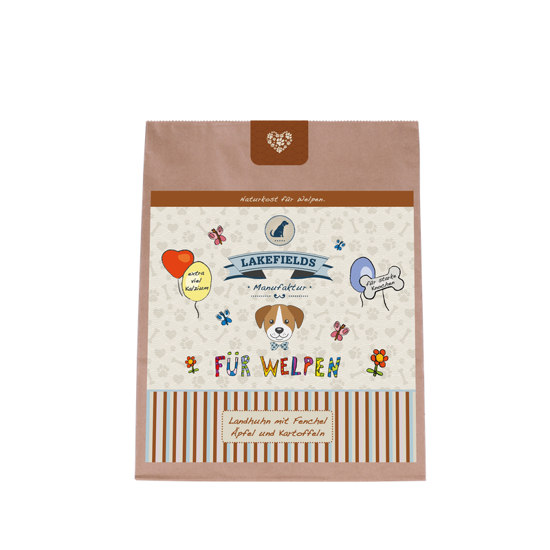 Lakefields Trockenfleisch-Menue LandHuhn Welpen Lakefields Trockenfleisch-Menue LandHuhn Welpen