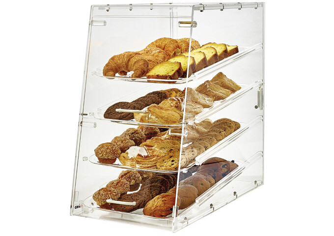 WINCO 4 LEVEL ACRYLIC DISPLAY CASE ADC-4