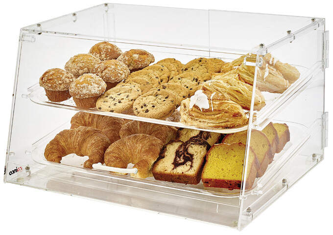 WINCO 2 LEVEL ACRYLIC DISPLAY CASE ADC-2