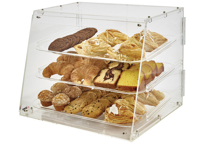 WINCO 3 LEVEL ACRYLIC DISPLAY CASE ADC-3