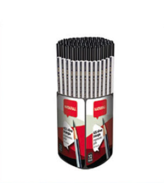 NATARAJ 72PCS 621 HB SILVER PENCILS