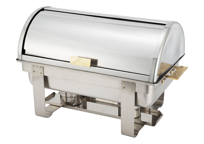 WINCO CHAFING DISH GN 1/1 ROLL TOP C-5080