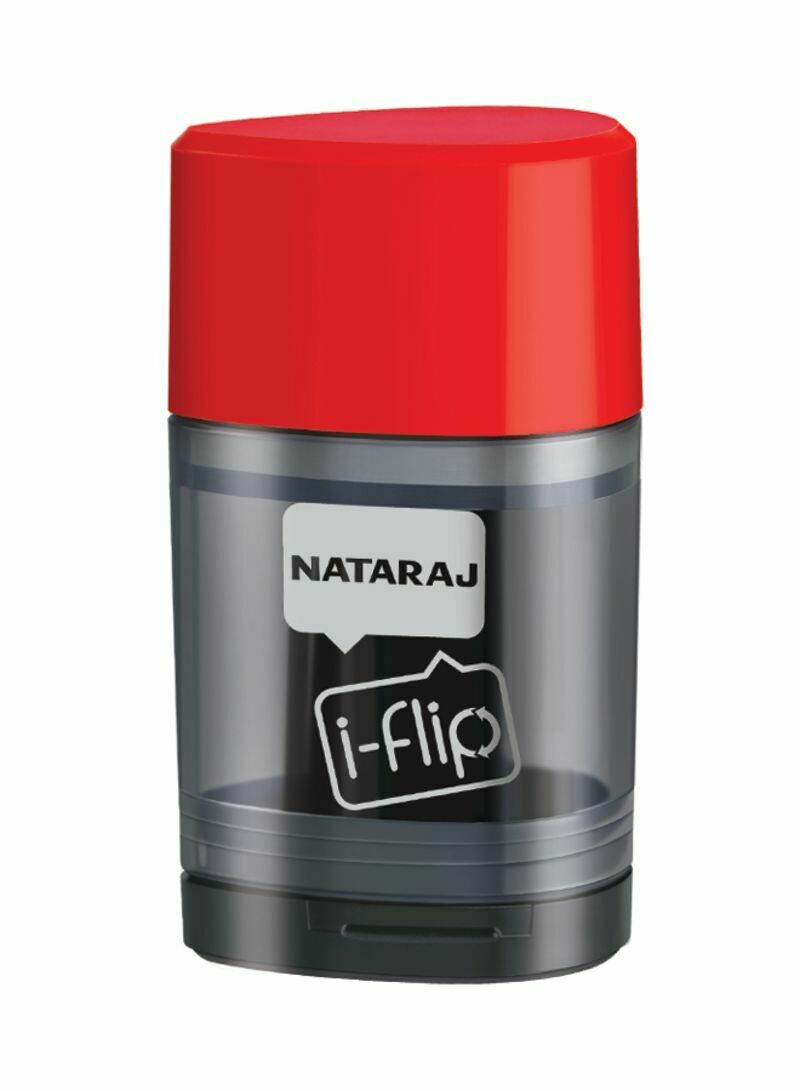 NATARAJ IFLIP SHARPENER &amp; ERASER 2 IN 1