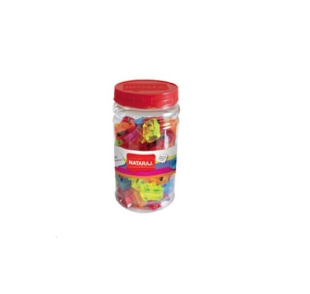 NATARAJ 50PCS NEON CRYSTAL SHARPENER JAR