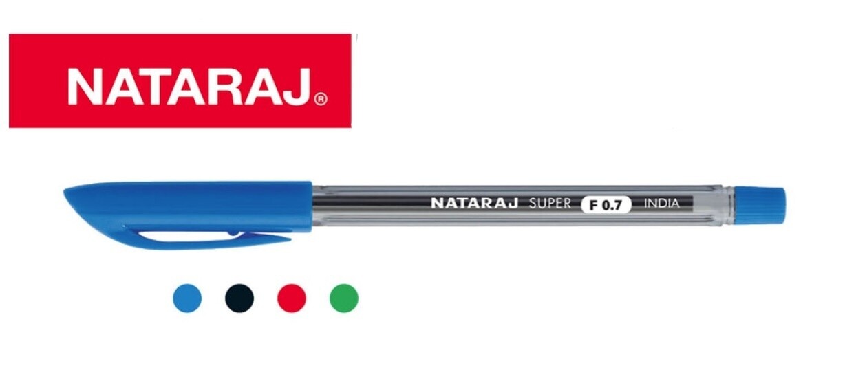 NATARAJ 0.7MM SUPER/SURFER FINE BALL PEN SINGLE
