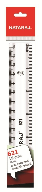 NATARAJ 621 15CM RULER 06A21