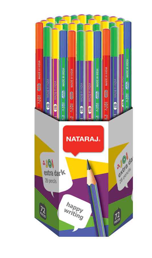 NATARAJ 72PCS JOI PENCIL HEX