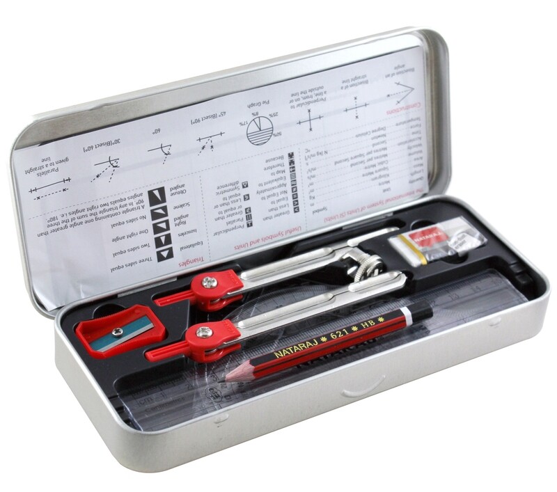 NATARAJ MATHEMATICAL INSTRUMENT METAL BOX