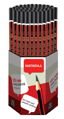NATARAJ 72PCS 621 HB RUBY TRIANGLE PENCIL