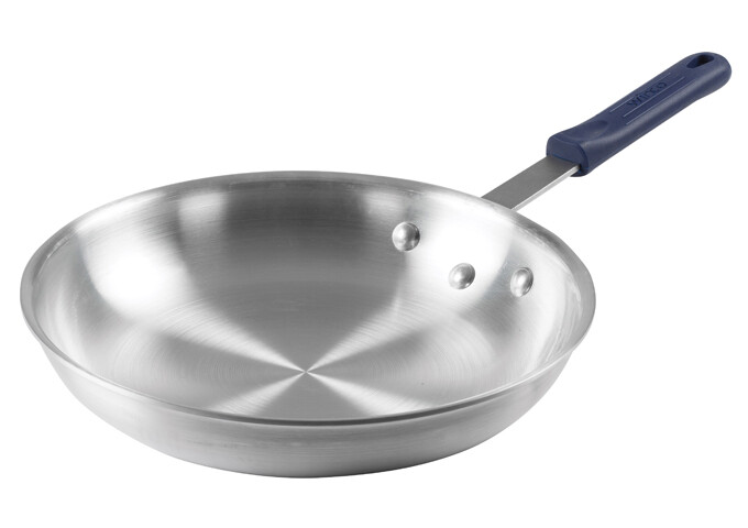 WINCO 12&quot; ALU. FRY PAN W/RUB HANDLE AFP-12A-H
