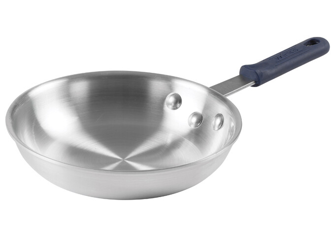 WINCO 8&quot; ALU. FRY PAN W/RUB HANDLE AFP-8A-H