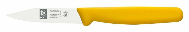 ICEL 8CM JUNIOR PARING KNIFE YELLOW HANLDE