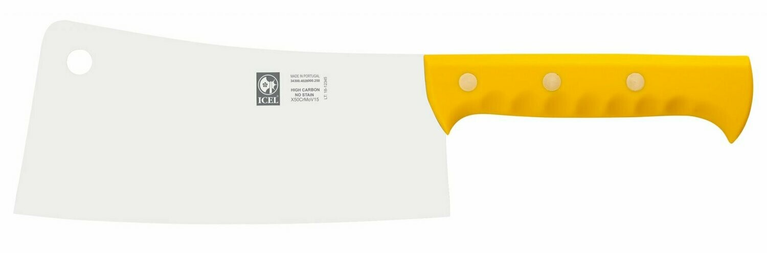ICEL 10&quot; CLEAVER PLASTIC HANDLE (CHOPPER)