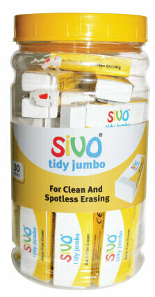 SIVO 30PCS TIDY JUMBO ERASERS JAR